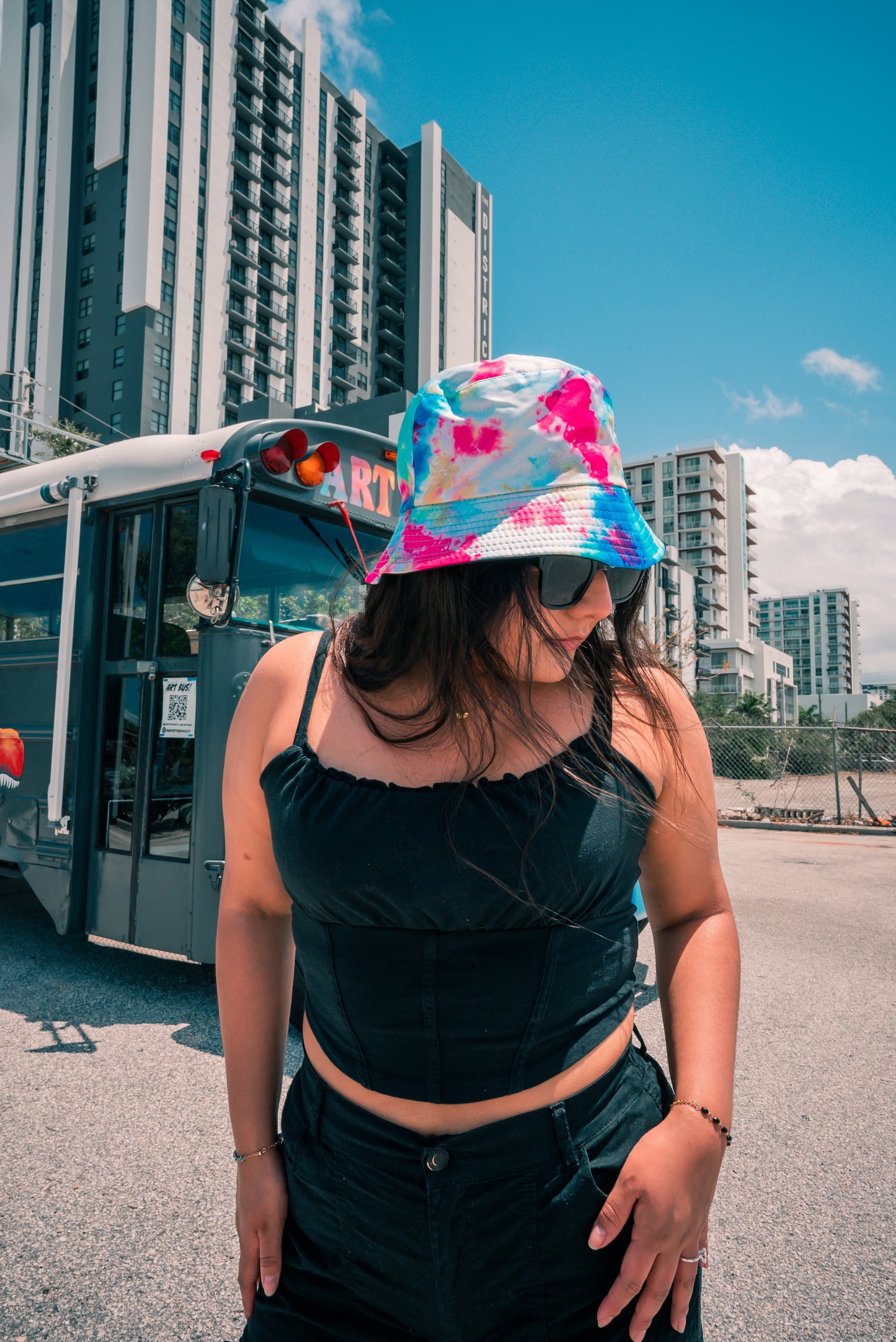 Tie dye bucket Hat